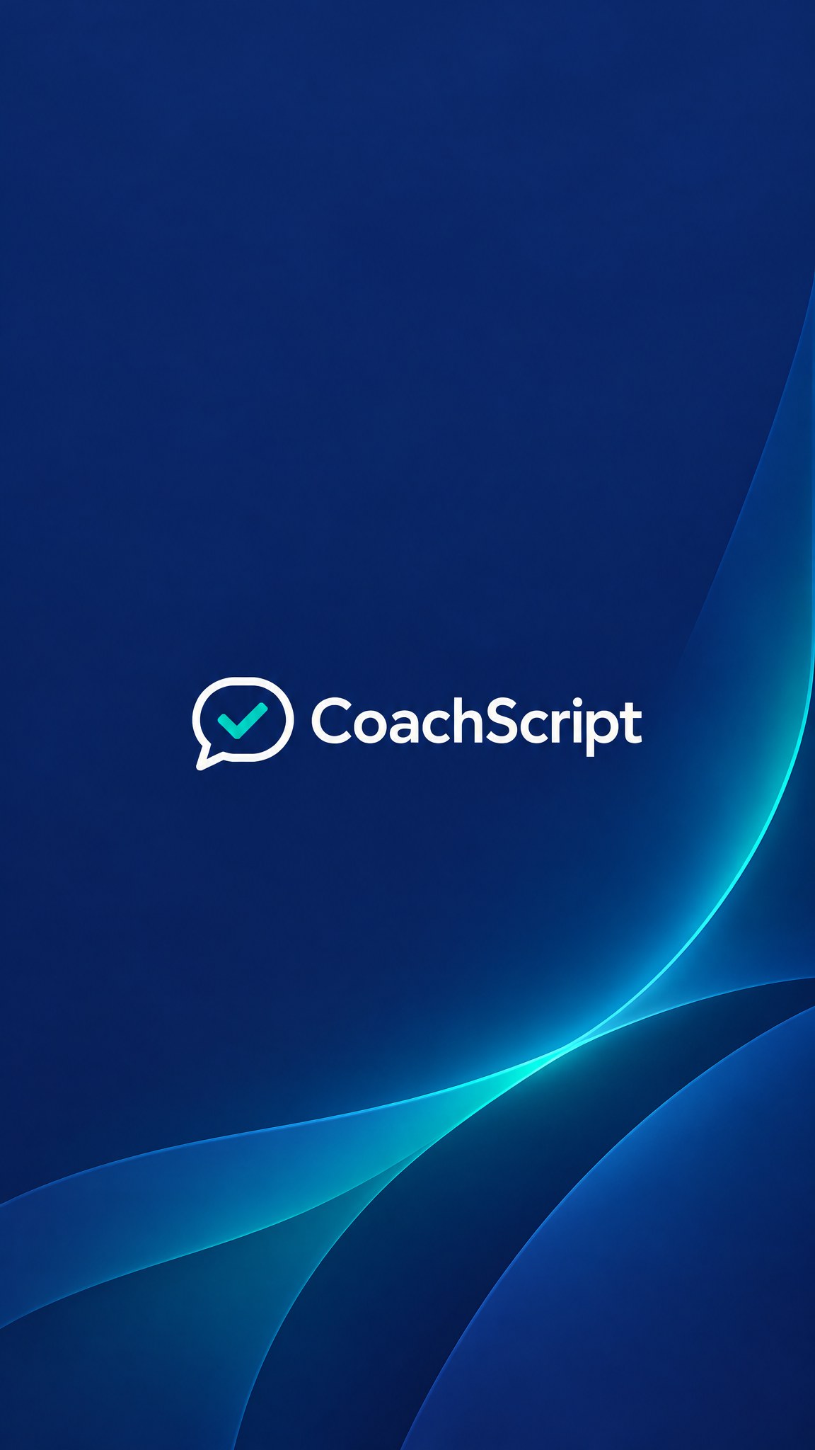 CoachScript Phone Wallpaper
